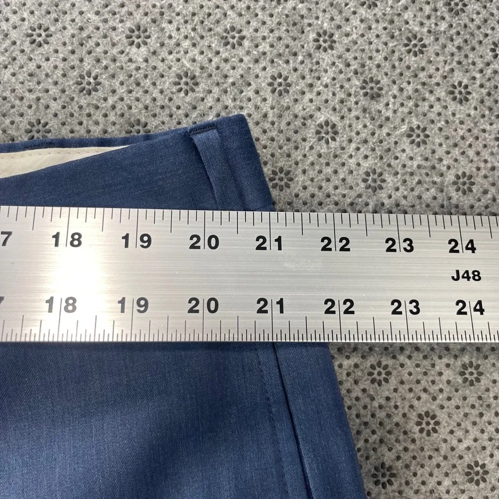 Brooks Brothers Regent Fit Blue Merino Wool Blend Dress Pants Mens 42x30